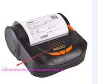 Printer barcode 80mm dengan port USB tahan banting 3 inci, Printer Thermal untuk Struk, Printer Label Mobile