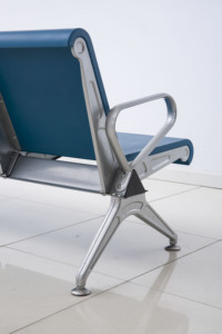 Chaise d'hôtellerie commerciale en mousse PU de 2 places, banc d'habillage commercial pour hôtel, - Product Image 5