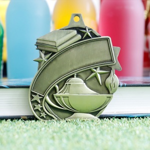 เหรียญรางวัลทองคำ 3 มิติ LY Wholesale Spot Medalla De Metal สำหรับรางวัลทางการศึกษา - Product Image 4