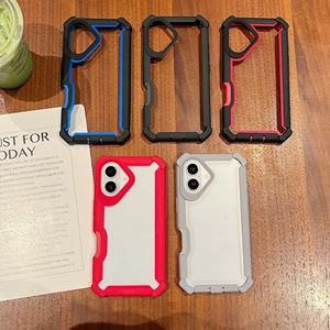 Funda Protectora para Teléfono GSCASE Popular <span class=keywords><strong>2</strong></span> en 1, Negra, Antigolpes, Personalizada, Transparente, para iPhone 17 <span class=keywords><strong>Pro</strong></span> Max, Fundas para Celulares al por Mayor - Product Image 6