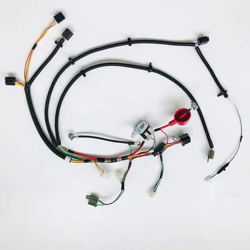 Battery connection wire harness