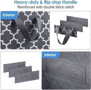 Bolsas de Almacenamiento Plegables para Mantas, Contenedores de Almacenamiento para Organizar el Dormitorio, Organización y Almacenamiento con Tapas y Asas - Product Image 6