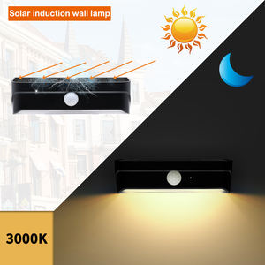Lámpara Solar LED con Sensor de Movimiento IP65, Luz de Jardín Impermeable para Exteriores, Apliques Solares para Escaleras, Vallas y Paredes Exteriores - Product Image 1