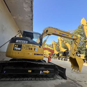 Excavatrice sur chenilles Komatsu pc78 d'occasion, machinerie de chantier de 7,8 tonnes, excavatrice mini Komatsu pc78 d'occasion fabriquée au Japon - Product Image 6