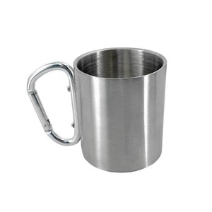 Mug à café en acier inoxydable à double paroi épaissie, équipement de camping et de randonnée en plein air - Product Image 1