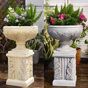 <span class=keywords><strong>Pot</strong></span> <span class=keywords><strong>de</strong></span> fleurs en fibre <span class=keywords><strong>de</strong></span> verre <span class=keywords><strong>de</strong></span> style romain français européen, jardinière <span class=keywords><strong>de</strong></span> <span class=keywords><strong>porte</strong></span> <span class=keywords><strong>de</strong></span> villa faite à la main, <span class=keywords><strong>d</strong></span>écoration <span class=keywords><strong>de</strong></span> pilier <span class=keywords><strong>de</strong></span> jardin classique - Product Image 2