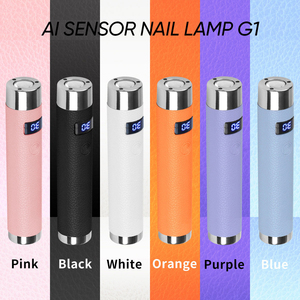 Hanyi cao cấp không dây ai Cảm biến Đèn móng tay G1 6 màu sắc LED hiển thị Máy tính để bàn cầm tay UV LED ánh sáng OEM tùy chỉnh đèn móng tay - Product Image 3