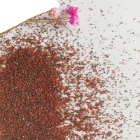 Granat abrasif Hard Rock 80 Mesh faible poussière haute densité sable de granat industriel rouge 80A pour découpe à jet d'eau et sablage