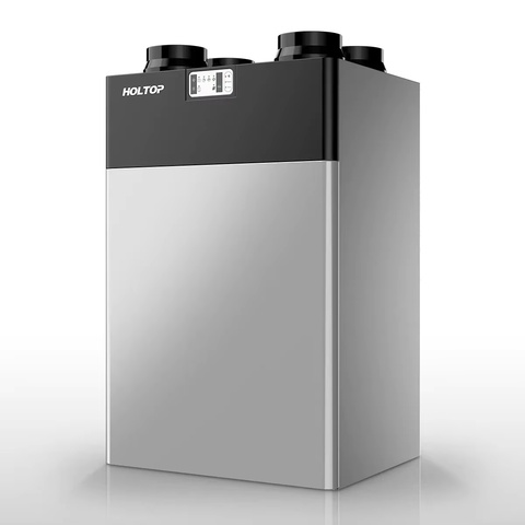 Wall Mounted Heat Recovery Ventilator System HRV Passive House Constant Airflow