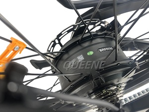 Bicicleta Eléctrica QUEENE de 26 Pulgadas con Suspensión Completa, Alta Velocidad, 72V 40AH, Baterías Dobles, Neumáticos Anchos - Product Image 4
