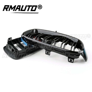 2 Piezas Parrilla Delantera Estilo M para Coche, Rejilla de Riñón Brillante Negra para BMW Serie 3 F30 F35 2012-2016, Kits de Estilismo para Carrocería - Product Image 5