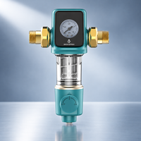 Préfiltre à eau pour toute la maison, siphon de lavage à contre-courant, 40-300 microns, 5T/H, maille SUS316L, manuel, domestique, en laiton