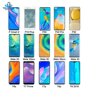 for Huawei mate 40 pro mate30 20x 5g 9pro 7 p30 lite p30lite p 10 plus p9 display original lcd touch screen panel with frame