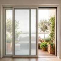 Stores manuels isolants BOCHARM en verre creux intégré pour balcon