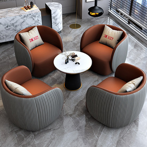 Sofá de Oficina de Cuero <span class=keywords><strong>PU</strong></span> de Una Plaza, Estilo Wabi-Sabi, Ecológico y Moderno, de Alta Calidad al Mejor Precio - Product Image 5