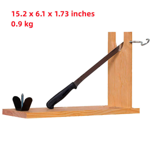 Soporte Profesional para <span class=keywords><strong>Jamón</strong></span> de Madera de Pino, Jamonero Español, Base de Madera Maciza Tallada, Accesorios de Cocina - Product Image 5