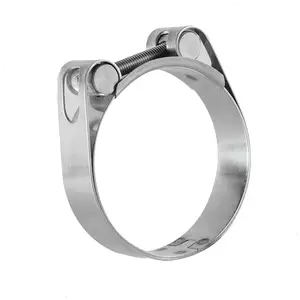 Collier <span class=keywords><strong>de</strong></span> serrage à boulon en T robuste en acier galvanisé collier <span class=keywords><strong>de</strong></span> serrage solide à boulon unique haute <span class=keywords><strong>pression</strong></span> - Product Image 5