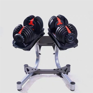 Mancuernas Ajustables Lisglosports, Juego <span class=keywords><strong>de</strong></span> Mancuernas con Peso Ajustable <span class=keywords><strong>de</strong></span> 24 kg y 40 kg, con Mango <span class=keywords><strong>de</strong></span> Nailon Antideslizante - Product Image 3