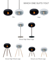 Nouveau Design Cheminée de Table à Éthanol Portable sans Fumée pour Intérieur, Grand Chauffage en Métal, pour Villa, Appartement et Hôtel