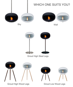 Nouveau Design Cheminée de Table à Éthanol Portable sans Fumée pour Intérieur, Grand Chauffage en Métal, pour Villa, Appartement et Hôtel - Product Image 6