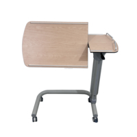 Table mobile pour le chevet des patients Table de bureau pour le lit Table mobile à roulettes pour le mobilier de l'hôpital