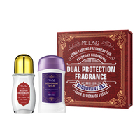 Ensemble de parfums à double protection, sensation de fraîcheur, contrôle des odeurs longue durée, déodorant anti-transpirant en roll-on, déodorant stick 2 en 1