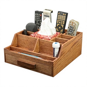 Custom Modern Handmade Wooden 5-Layer Remote <b>Control</b> Holder <b>Stand</b> with Logo for Home and Hotel - Product Image 2