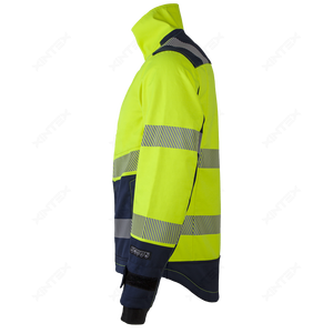 Multinorm <strong>Softshell</strong> <strong>Jacket</strong> EN20471 Class 2 EN11612 EN1149 EN13034 Windproof Waterproof Flame-Retardant Anti-Static <strong>High</strong> - Product Image 3