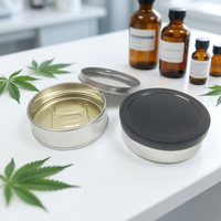 Étiquettes personnalisées autocollantes à fermeture pression 3,5g pour boîtes de conserve de bonbons, gâteaux, herbes et fleurs, avec couvercle anti-odeur