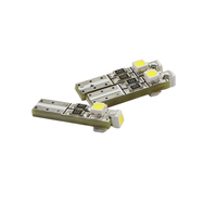 Ampoule LED T5 74 pour tableau de bord de voiture, éclairage du combiné d'instruments 2721 73 37 W1.2w W3w, remplacement de la lampe de jauge intérieure, bleu glacé 12V
