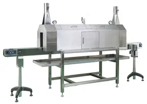 Full Automatic Small Bottles Shrink Sleeve Labeling Machine With Steam Shrink Tunnel