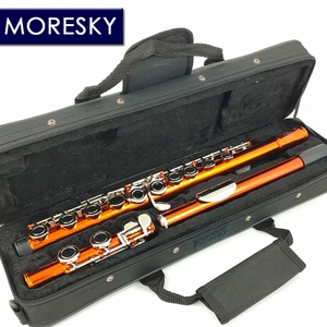 ขลุ่ย MORESKY รุ่น 16 คีย์ CloseC สีส้ม พร้อมคีย์ E รุ่น MFL-608 - Product Image 6