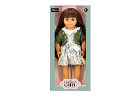 18 pulgadas sensación de piel moda americana belleza niña muñeca juguetes suave vinilo simulación bebé vestido tela para niños