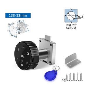 Kích thước nhỏ Keyless điện thông minh kết hợp <span class=keywords><strong>cam</strong></span> khóa IC thẻ - Product Image 5