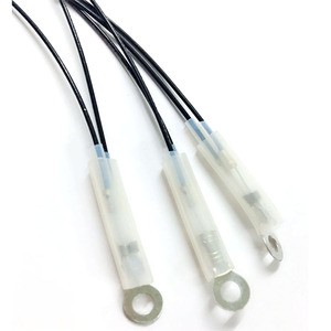 100K 3950 NTC temperature sensor ground ring probe, UL1332-30 wire length 60 plus or minus 2MM, tin 3