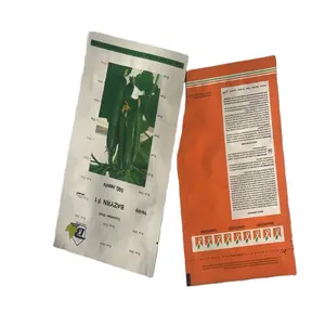 Hot Sale 3 Side Seal Seal Mylar Bags Custom Print Agricultural Seeds Pouch