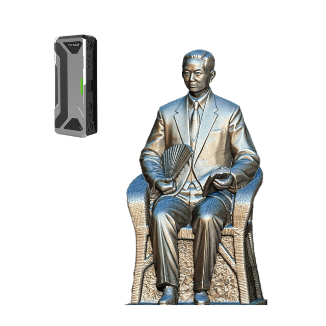 High Precision Stone Sculpture Blue Light Laser 3D Scanner | Thunk3D USB Stock Available-Fast Professional 3D Scan for Museum