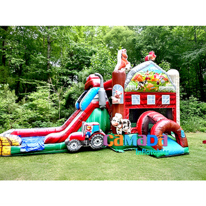 Commercial Monster Truck Bounce <b>House</b> Water Slide Combo <b>Inflatable</b> Bouncer for Kids with 800kg Capacity and 2-Year Warranty - Product Image 2