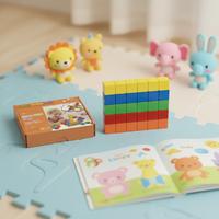 Bloques de Construcción Magnéticos, Cubos Coloridos 3D, Juguete Educativo STEM para Niños, Aprendizaje Temprano, Edades 3+