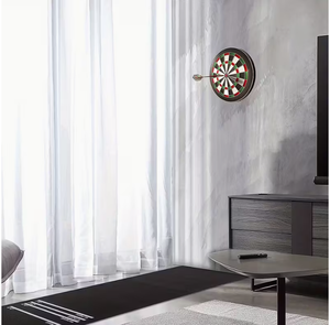 لوحات رمي السهام المطاطية مناسبة للحانات والنوادي، مزودة بوسادات رمي السهام لأربعة مسافات رمي - Product Image 2