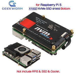 Spanplatte Geekworm X1002 Pcie M.2 Nvme Ssd-Karte für Raspberry <span class=keywords><strong>Pi</strong></span> 5 Kompatibel mit M.2 NVMe SSDs Schnelle Daten übertragungen - Product Image 5