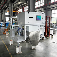 Trieuse optique intelligente à convoyeur à bande AI 500-4000 kg/h pour grains de café, cerises, amandes, olives, ail et plastiques