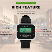 Système d'appel sans fil du fabricant, récepteur de montre, bouton d'appel longue distance pour restaurant