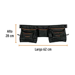 Truper 20 scomparti borsa degli attrezzi in poliestere per l'organizzazione di parti di utensili - Product Image 3