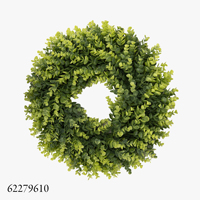 Couronnes pour porte d'entrée 60CM, couronne artificielle de printemps pour porte d'entrée, ferme, mariage, verte, toute l'année, intérieur extérieur, pour décoration