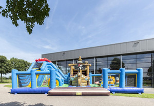 Tuỳ Chỉnh Thiết Kế <span class=keywords><strong>Happy</strong></span> House Inflatable <span class=keywords><strong>Castle</strong></span> Bouncer Slides Inflatable Fun City Sân Chơi Cho Công Viên Giải Trí - Product Image 4
