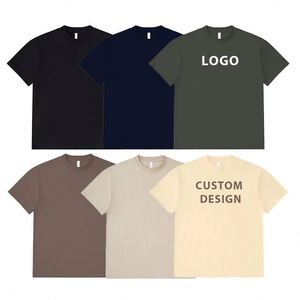 T-shirts Boxy Hip Hop à épaules tombantes 230 g/m² – Personnalisables avec motifs graphiques – T-shirt oversize de luxe vierge pour homme - Product Image 1