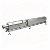 Machine de remplissage semi-automatique pneumatique avec moteur de pompe, haute rigidité, type vertical/horizontal, pour le remplissage de boulettes de viande