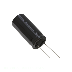 ตัวแทนจำหน่ายอย่างเป็นทางการ ตัวเก็บประจุแบบ Through Hole CAP ALUM 680UF 20% 100V RADIAL 100YXG680MEFC18X31.5 680 ยูเอฟ - Product Image 1
