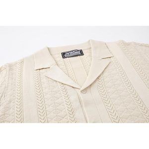 Camisa de Vestir de Punto Personalizada para Hombre, Cuello Camisero, Manga Corta, Transpirable - Product Image 3